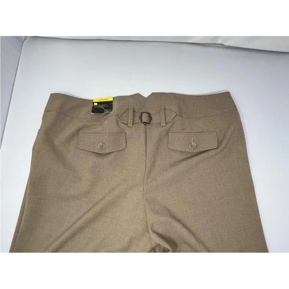 NWT Lane‎ Bryant Women’s Size 2 PETITE Beige Houston Trouser Dress Pants - Picture 6 of 7